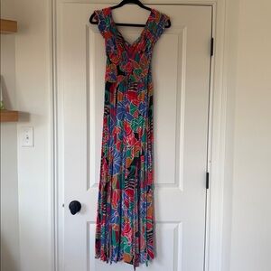 Multicolor Floral Maxi Dress